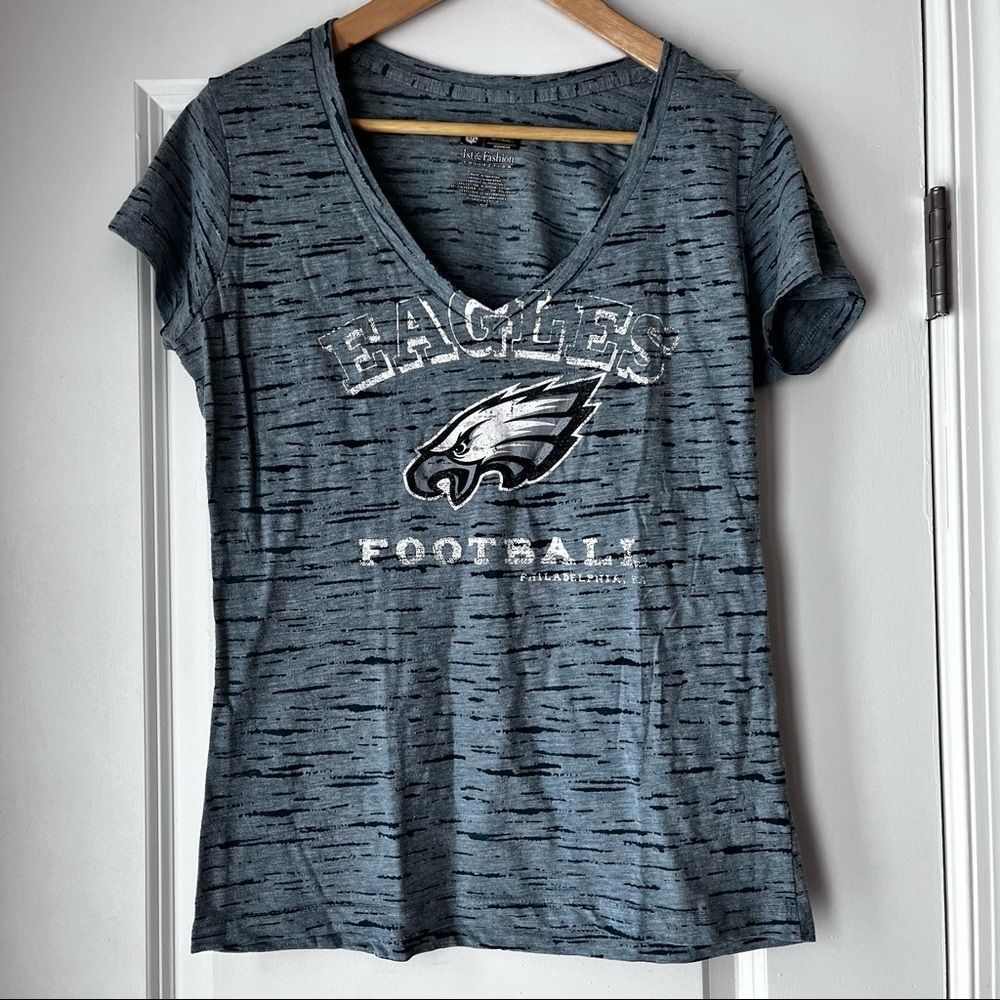 NFL Philadelphia Eagles Football Womens Tshirt size large
